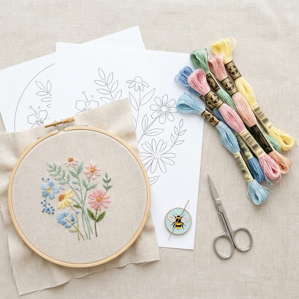 15 Best Websites for Free Modern Hand Embroidery Patterns