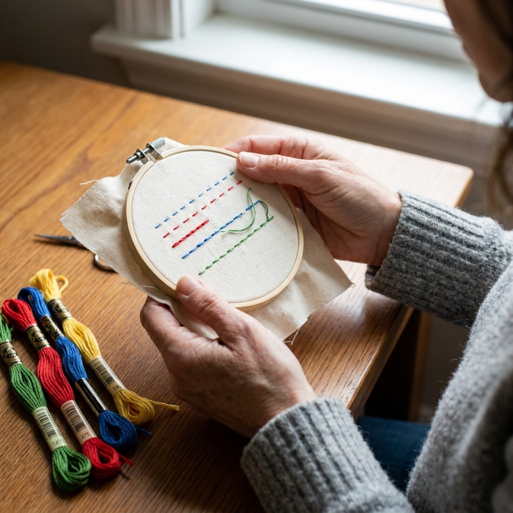 5 Foundational Hand Embroidery Stitches for Beginners