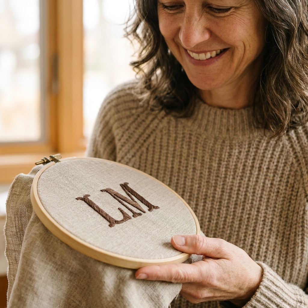 Embroidering Letters and Monograms for Beginners