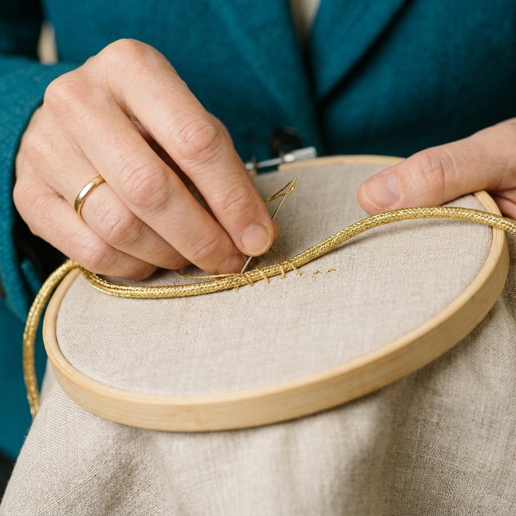 Couching Stitch Guide