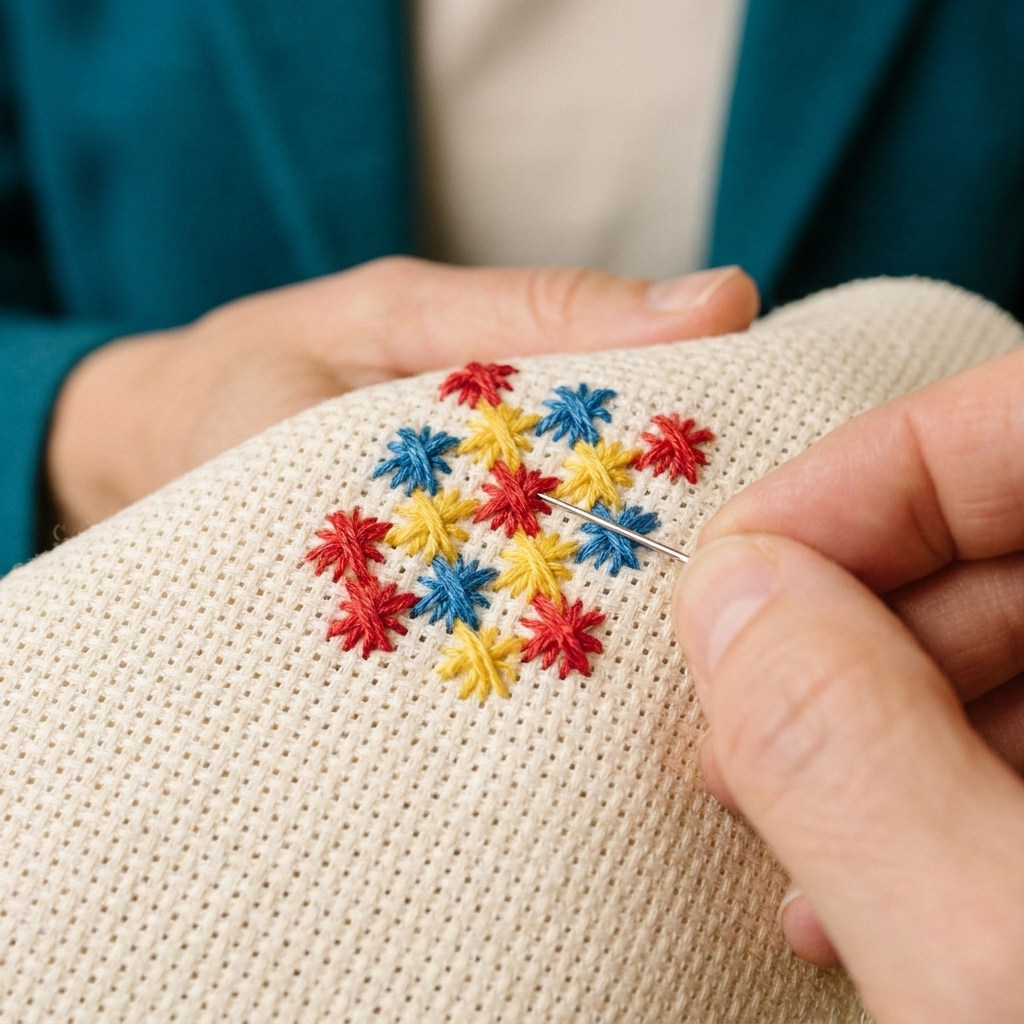 5 Specialty Stitches for Textured Cross Stitch